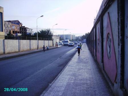 La rue du stade ...R�ghaia...