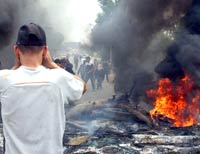 Echauffour�es � Regha�a...Le vent de col�re gagne Alger...