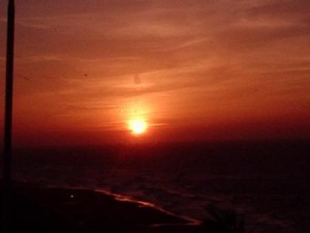 R�ghaia plage ...coucher du soleil