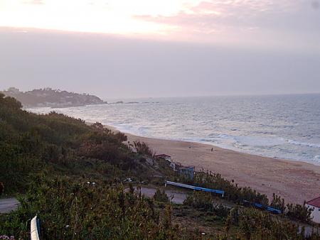 D�caplage (la vue en direction de Surcouf).