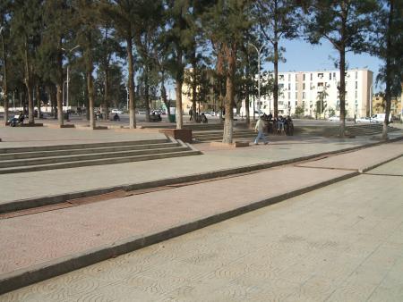 Ex-cit� Mafal (el 10 ) devenue place publique (R�ghaia)